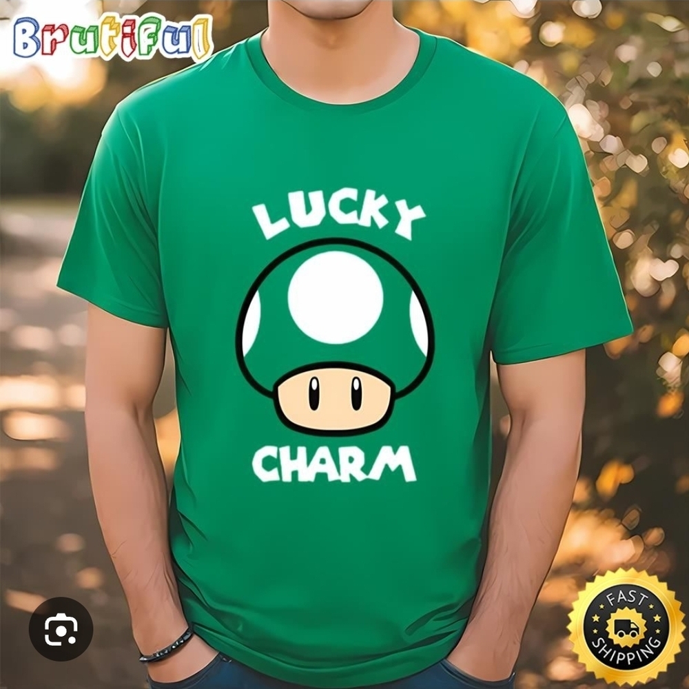 Green Lucky Charm Kids T-Shirt